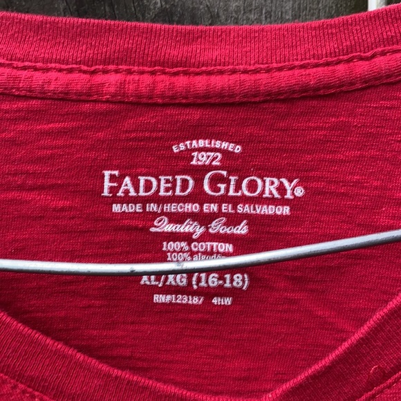 Faded Glory Flag tee sz. XL - Picture 2 of 3